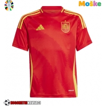 Moške Nogometnih dresov Španija Domači EP 2024 Kratki rokavi